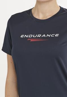 Rückansicht von Endurance Keiling Laufshirt Damen 2101 Dark Sapphire