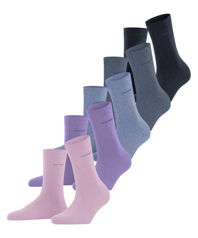 ESPRIT ESPRIT Solid Mix 5-Pack Socken Damen - sortiment (0010) - 0 | SportScheck