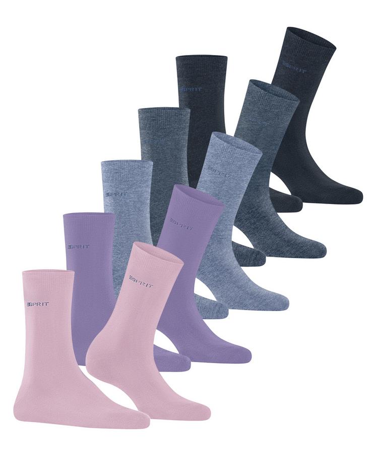 ESPRIT ESPRIT Solid Mix 5-Pack Socken Damen - sortiment (0010) - 0 | SportScheck