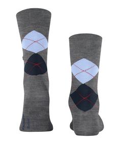 Rückansicht von Burlington Freizeitsocken Herren concrete mel. (3615)