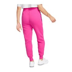 Rückansicht von Nike Tech Fleece Jogginghose Damen Sweathose Damen pinkschwarz