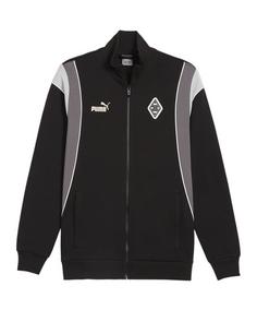 PUMA Borussia Mönchengladbach Trainingsjacke Trainingsjacke schwarzgrau