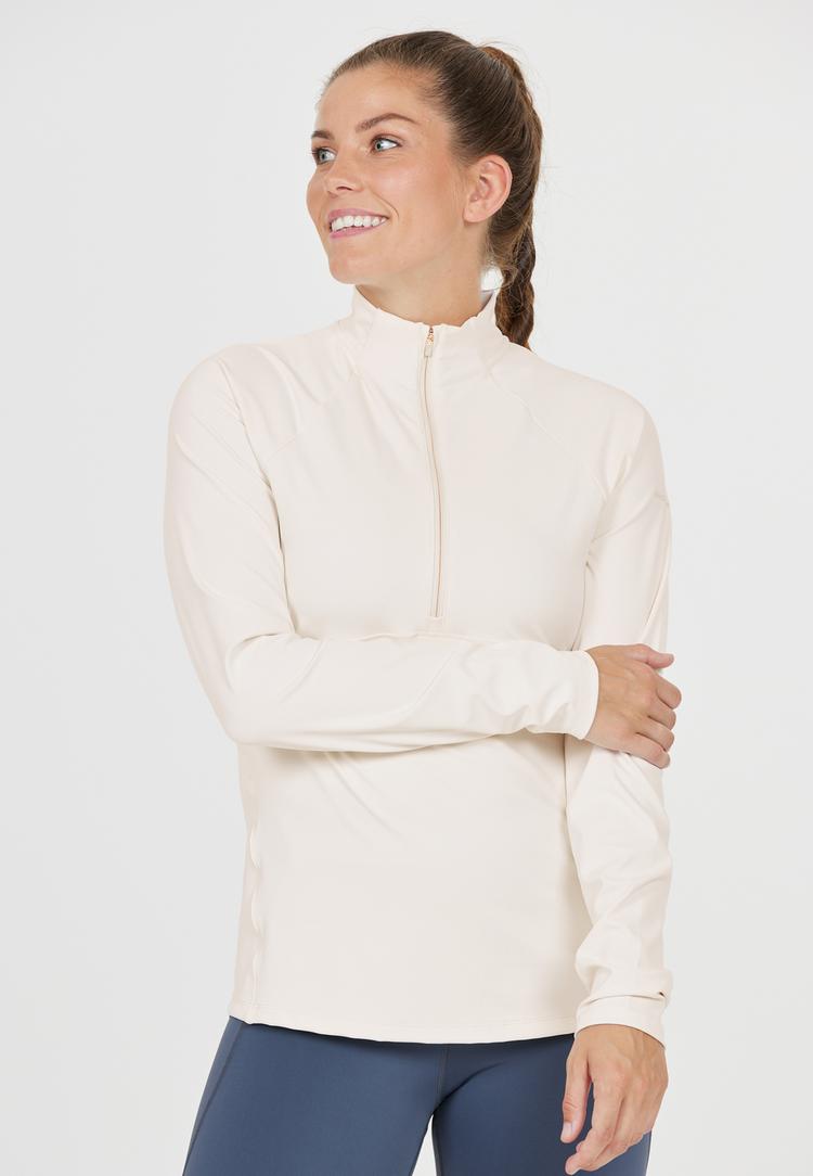 Endurance Endurance Lucile Langarmshirt Damen - 1091 White Sand - 2 | SportScheck