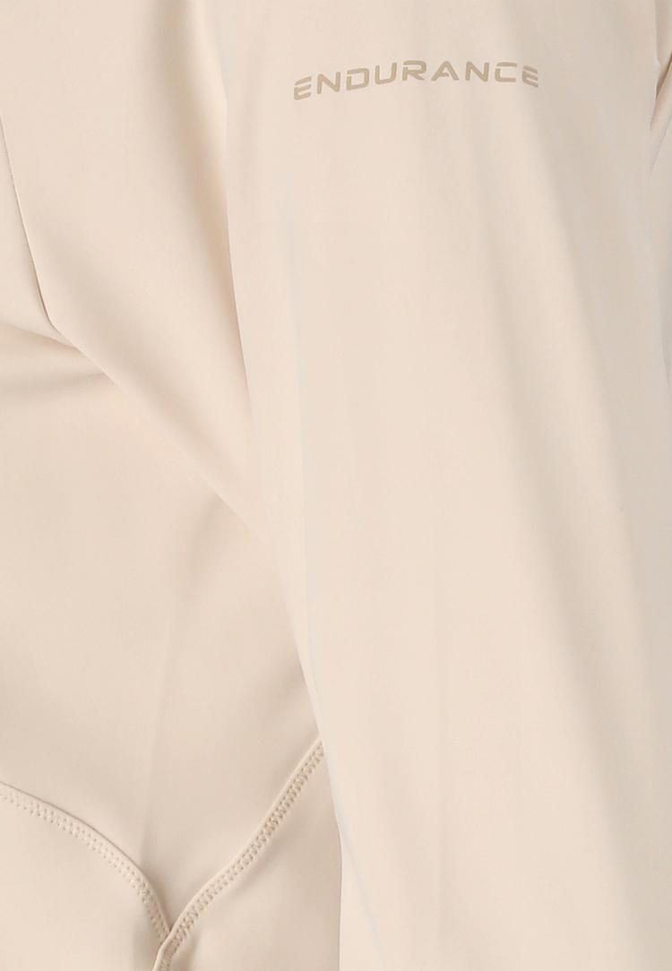 Endurance Endurance Lucile Langarmshirt Damen - 1091 White Sand - 0 | SportScheck