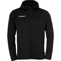 Uhlsport Essential Fleece Jacket Kapuzenjacke Kinder schwarz