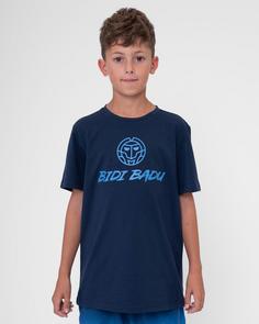 BIDI BADU Beach Spirit Logo Chill Tee Tennisshirt Kinder Dark blue