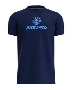 BIDI BADU Beach Spirit Junior Logo Chill Tee Tennisshirt Kinder Dark blue