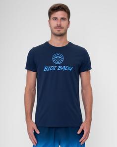 BIDI BADU Beach Spirit Logo Chill Tee Tennisshirt Herren Dark blue