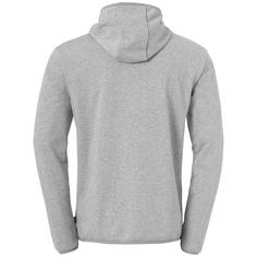 Rückansicht von Uhlsport ESSENTIAL Hoodie Kinder dark grau melange