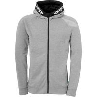 Kempa Core 26 Kapuzenjacke - dark grau melange