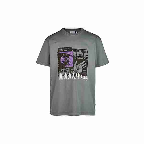 Cleptomanicx Evolution Printshirt Herren Montana Grape