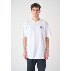 Rückansicht von Cleptomanicx Balance Printshirt Herren White