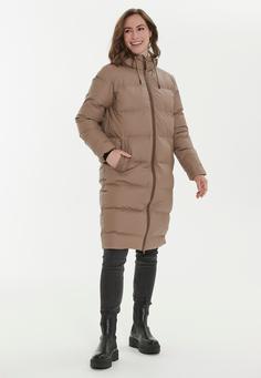 Rückansicht von Weather Report Autumn Winterjacke Damen 1137 Pine Bark