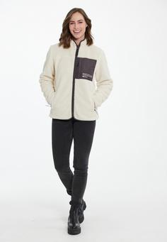 Rückansicht von Whistler Sprocket Fleecejacke Damen 1106 Oatmeal