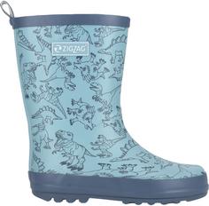 Rückansicht von ZigZag Gemus Gummistiefel Kinder 2189 Cameo Blue