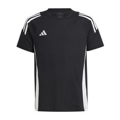 adidas Tiro 24 T-Shirt Kids Funktionsshirt Kinder schwarzweiss