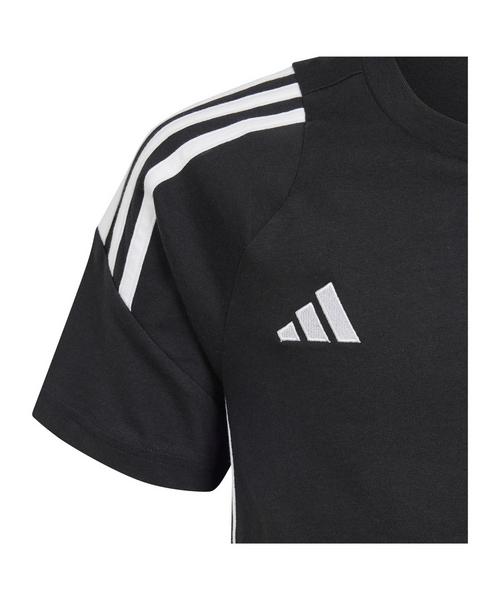 Rückansicht von adidas Tiro 24 T-Shirt Kids Funktionsshirt Kinder schwarzweiss