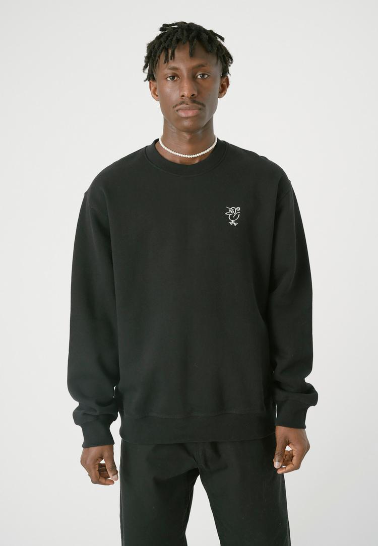 Cleptomanicx Cleptomanicx Sketch Gull Longsweat Herren - Black - 0 | SportScheck