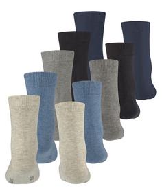 Rückansicht von ESPRIT Solid Mix SO 5P Freizeitsocken Kinder sortiment (0070)