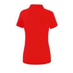 Rückansicht von Erima Squad Poloshirt Damen Poloshirt Damen rotschwarzweiss