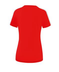 Rückansicht von Erima Squad T-Shirt Damen T-Shirt Damen rotschwarzweiss