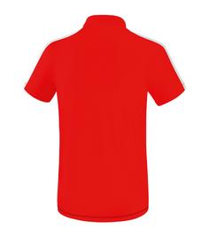 Rückansicht von Erima Squad Poloshirt Poloshirt rotschwarzweiss