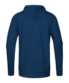 Rückansicht von JAKO Base Hoody Funktionssweatshirt blaublau