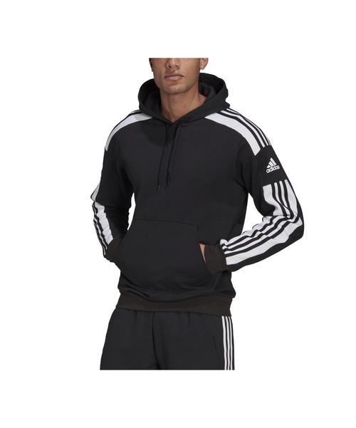 Rückansicht von adidas Squadra 21 COACH Sweat Hoody Funktionssweatshirt Herren schwarzweiss