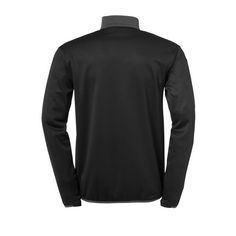 Rückansicht von Uhlsport Offense 23 Ziptop Funktionssweatshirt schwarzgraugelb