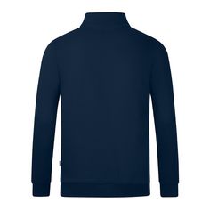 Rückansicht von JAKO Organic Ziptop Funktionssweatshirt Herren blaublau
