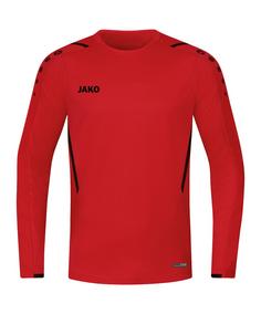 JAKO Challenge Sweatshirt Funktionssweatshirt Herren rotschwarz