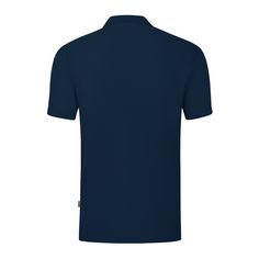 Rückansicht von JAKO Organic Polo Shirt Poloshirt Herren blaublaublau
