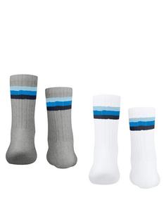Rückansicht von ESPRIT Tennis Stripe SO  2-Pack Freizeitsocken Kinder sortiment (0070)