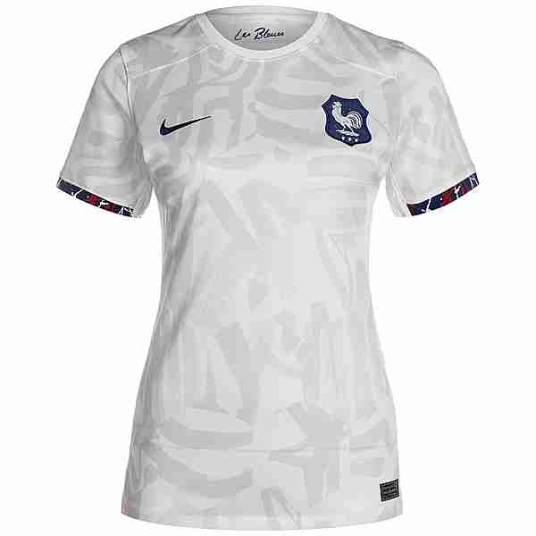 Nike Frankreich Stadium WM 23 Auswärts Fußballtrikot Damen weiß