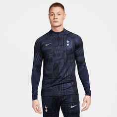 Nike Tottenham Hotspur Strike Funktionssweatshirt Herren dunkelblau / blau