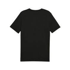 Rückansicht von PUMA teamFINAL Casuals T-Shirt Fußballshorts Herren schwarzsilber