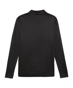 Rückansicht von PUMA Warm Top Sweatshirt Fußballshorts Herren schwarzsilber