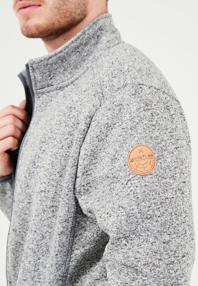Whistler Whistler Sampton Fleecejacke Herren - 1005 Light Grey Melange - 0 | SportScheck