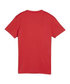 Rückansicht von PUMA teamGOAL Trikot Damen T-Shirt Damen rotweiss