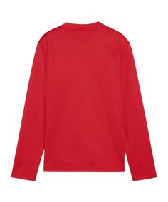Rückansicht von PUMA teamGOAL Training Sweatshirt Kids Funktionssweatshirt Kinder rotweissrot