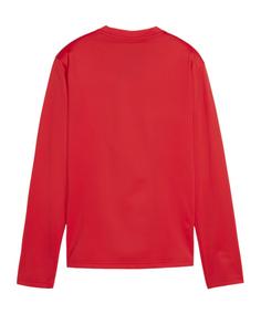 Rückansicht von PUMA teamGOAL Training Sweatshirt Damen Funktionssweatshirt Damen rotweissrot