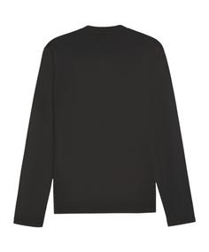 Rückansicht von PUMA teamGOAL Training Sweatshirt Funktionssweatshirt Herren schwarzweissgrau