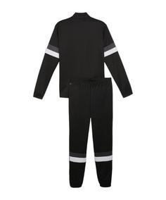 Rückansicht von PUMA teamRISE Trainingsanzug Trainingsanzug Herren schwarzschwarz