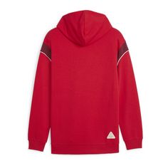 Rückansicht von PUMA AC Mailand Archive Hoody Sweatshirt rotrot