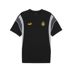 PUMA BVB Dortmund Ftbl Archive T-Shirt Fanshirt schwarzgrau