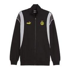 PUMA BVB Dortmund Ftbl Archive Trainingsjacke Trainingsjacke schwarzgrau