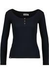 ALIFE AND KICKIN MaritAK A Langarmshirt Damen - marine