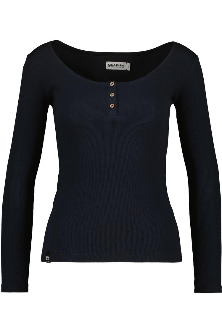 ALIFE AND KICKIN ALIFE AND KICKIN MaritAK A Langarmshirt Damen - marine - 0 | SportScheck