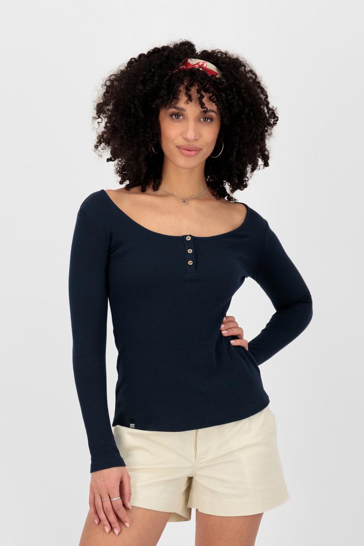 ALIFE AND KICKIN ALIFE AND KICKIN MaritAK A Langarmshirt Damen - marine - 0 | SportScheck