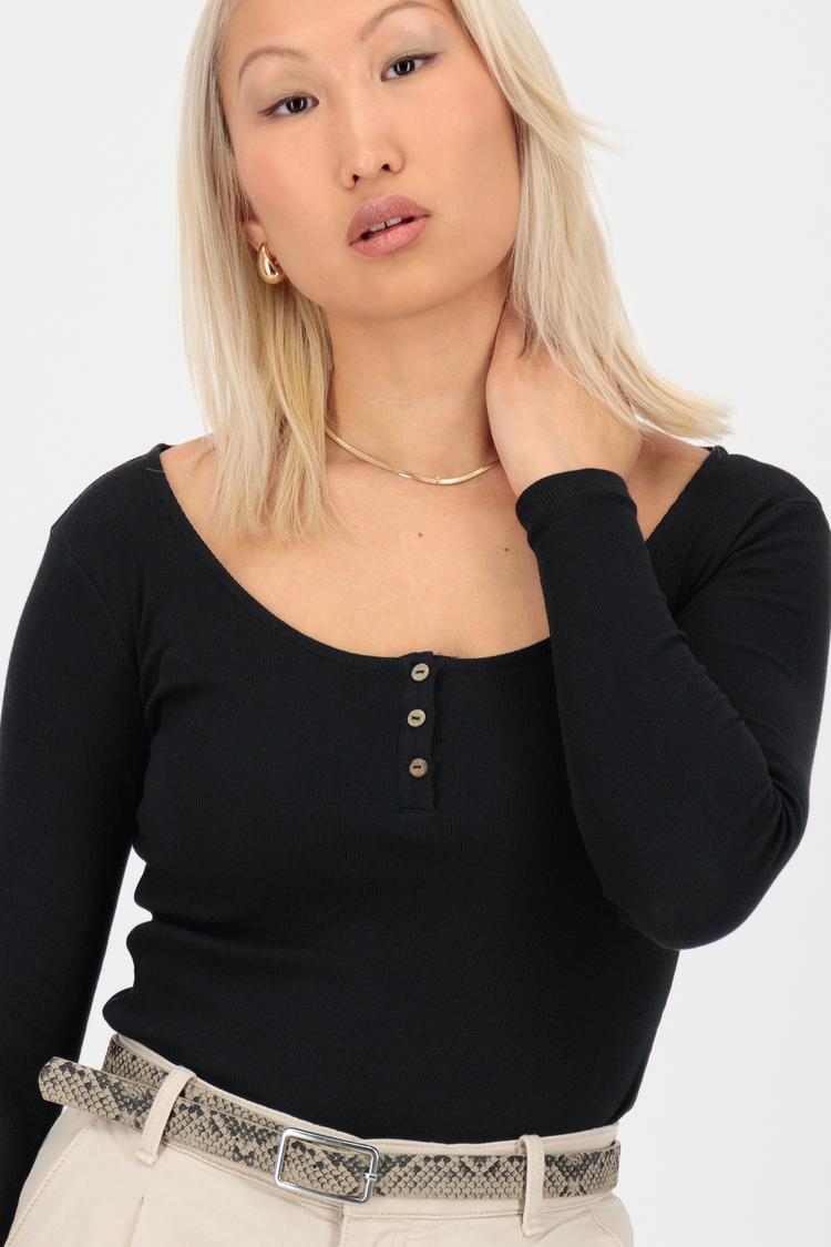 ALIFE AND KICKIN ALIFE AND KICKIN MaritAK A Langarmshirt Damen - black - 3 | SportScheck